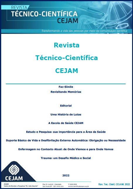 					Visualizar v. 1 (2022): Revista Técnico-Científica CEJAM (RTCC) v.1 (2022)
				